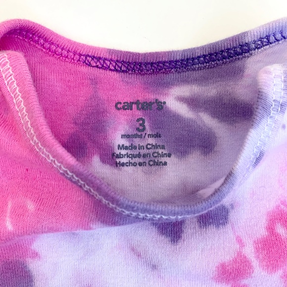 CARTER’S | Pink/Purple Tie Dye Bodysuit - Picture 4 of 4
